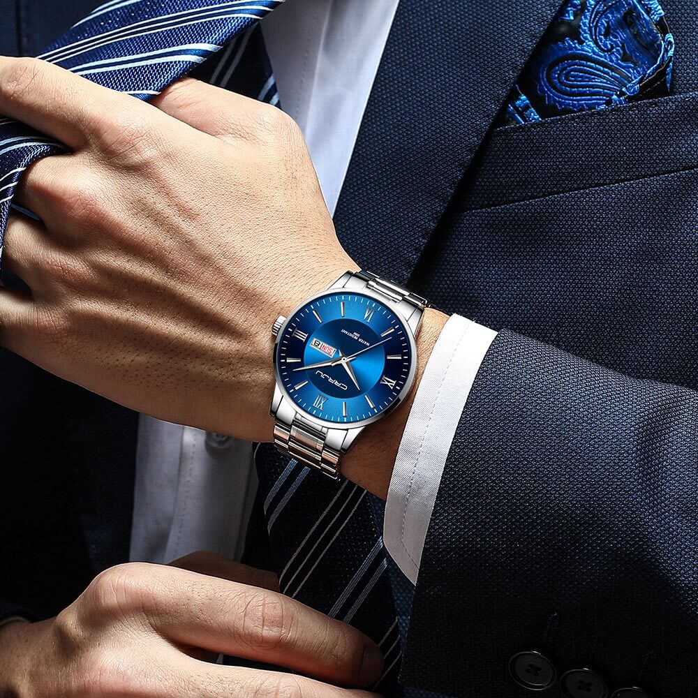 Premium Waterproof Quartz Chronograph Watch