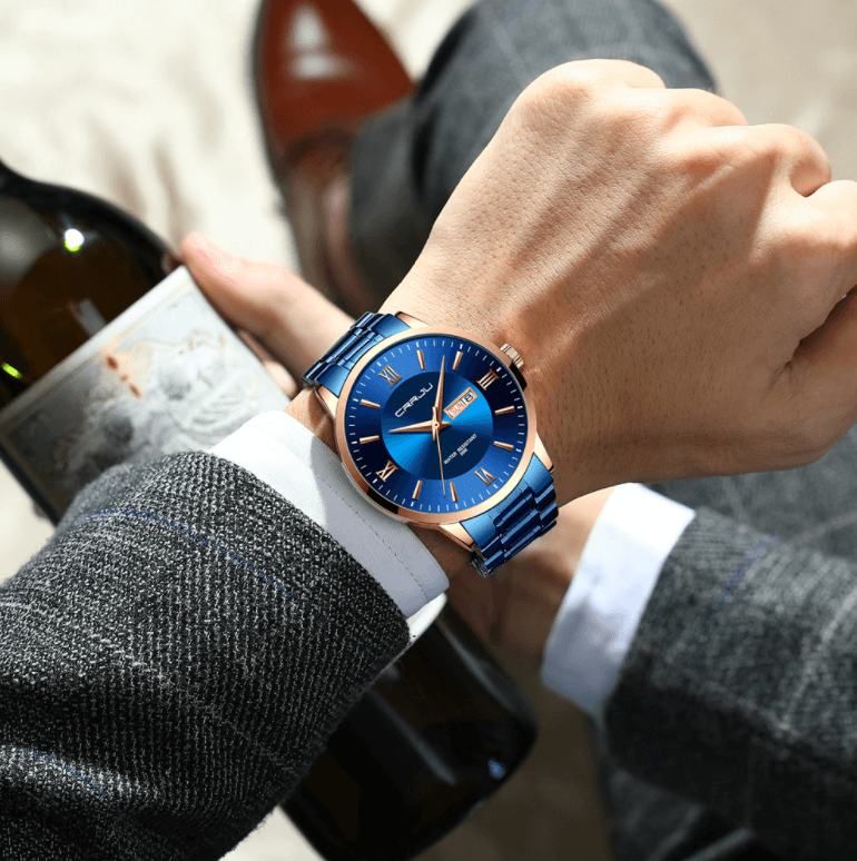Premium Waterproof Quartz Chronograph Watch