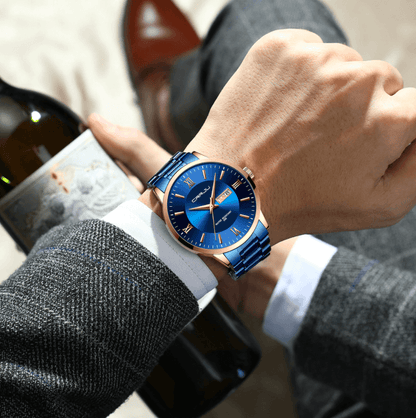 Premium Waterproof Quartz Chronograph Watch