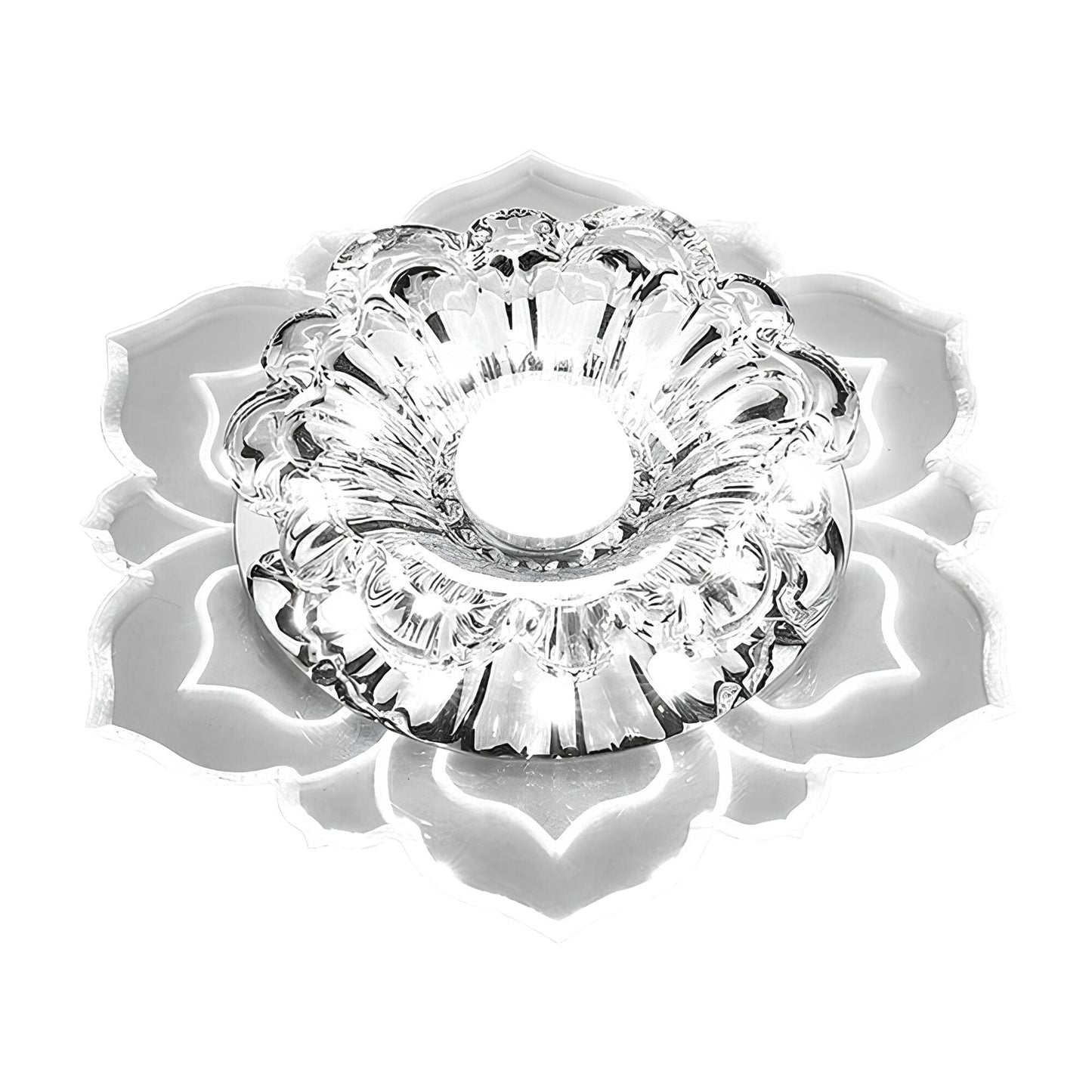 Luxurious Crystal LED Ceiling Light with Sleek Design - Fesara
