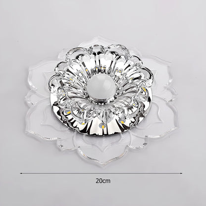 Luxurious Crystal LED Ceiling Light with Sleek Design