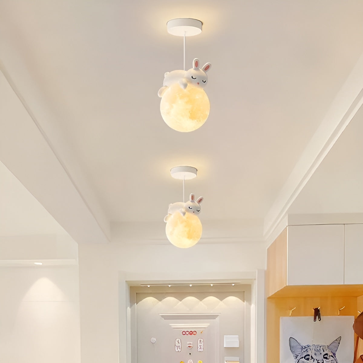 Colorful Kids LED Moon Lamp