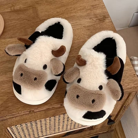 Adorable Farm Animal Soft Slippers for Ladies - Fesara