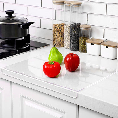 Clear Plastic Cutting Board with Non Slip Base 40x30cm