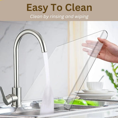 Easy Clean Kitchen Cutting Board with Safety Edge