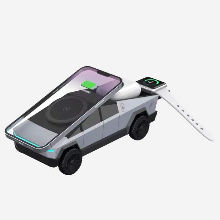 Compact 3-in-1 Phone Charging Dock - Fesara