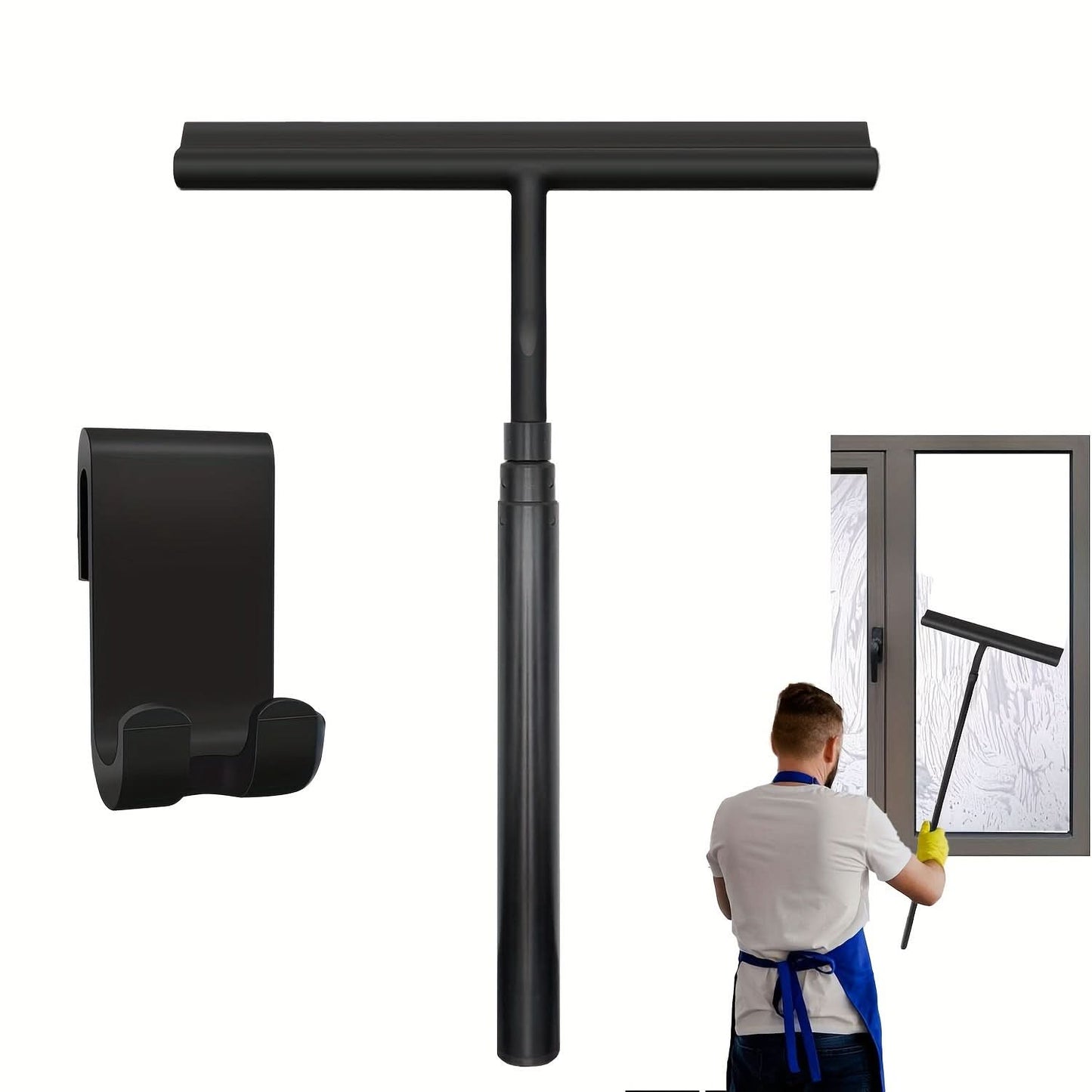 Extendable Shower Squeegee for Easy Wall and Floor Cleaning