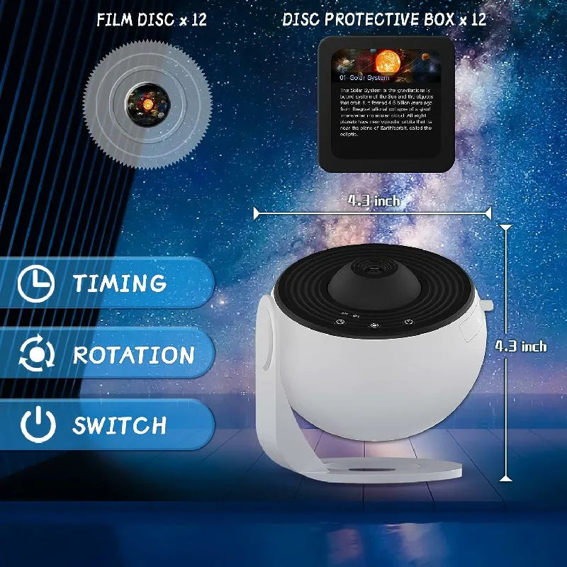 Cosmic Star Light Projector Galaxy Night Lamp