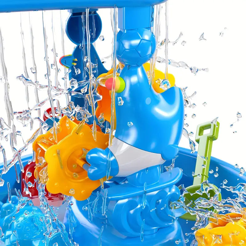 Kids Water Play Table with Sand and Storage
