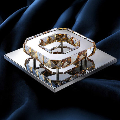 Luxury Crystal LED Ceiling Light Fixture