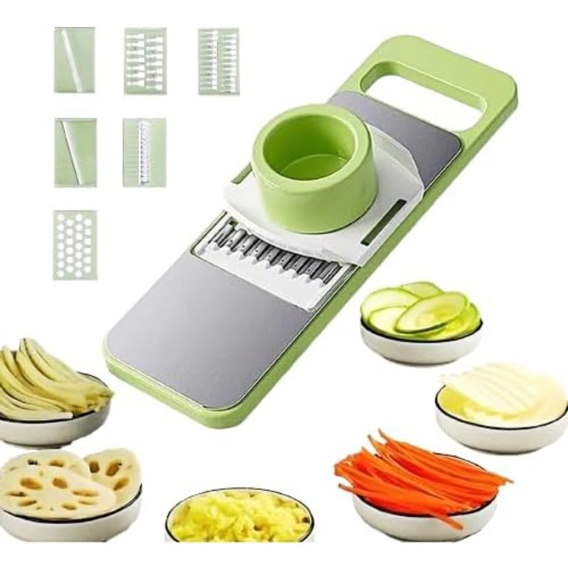 Easy 6-in-1 Kitchen Mandoline Food Slicer - Fesara