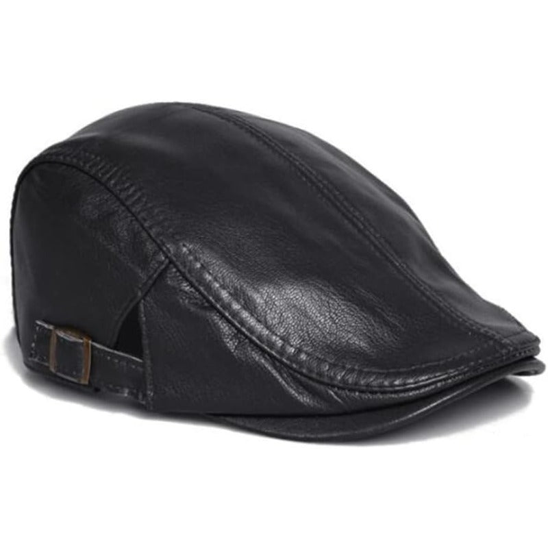 Vintage Style Leather Hat