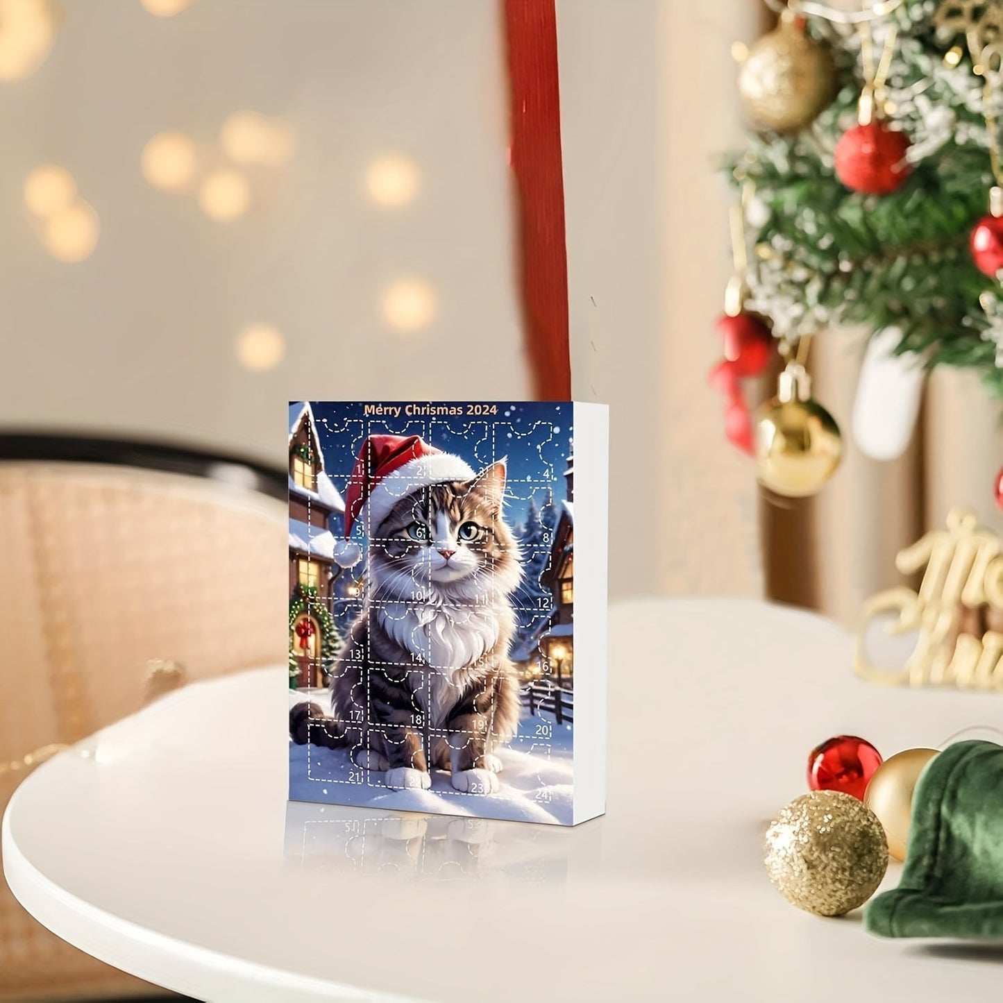 Classic Cats Christmas Countdown Calendar with 24 Gifts