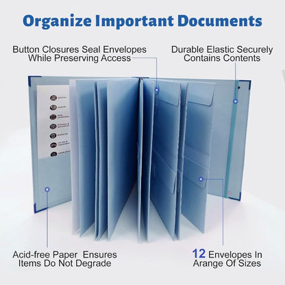 Compact Folding File Organizer Folder