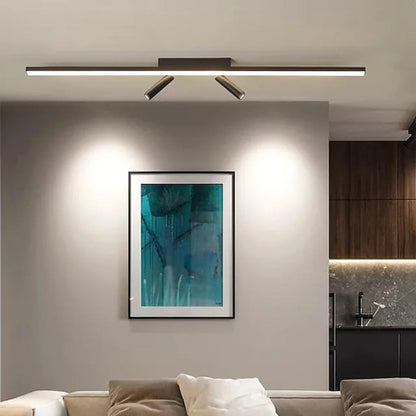 Sleek LED Ceiling Lamp with Adjustable Lighting