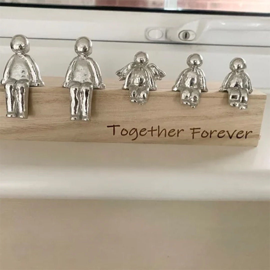 Lovely Family Figurine Sculpture