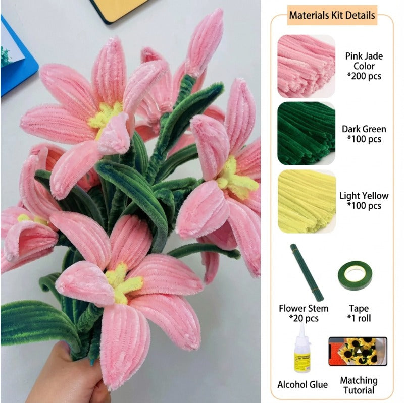 Easy Handmade Flower Crafting Set - Fesara