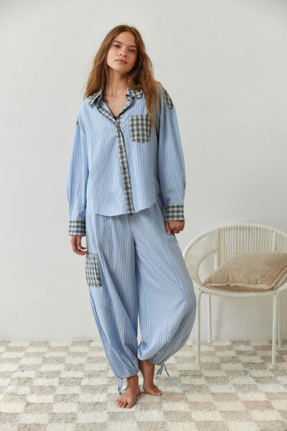 Cozy 2-Piece Cotton Pajama Set