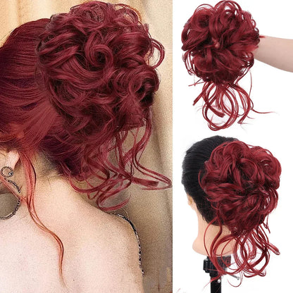Fesara | Bouncy Bun Hair Extension - Easy Clip in Hairpiece