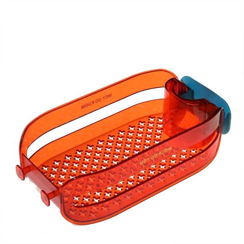 Space Saving Sink Caddy Sponge Rack Organizer