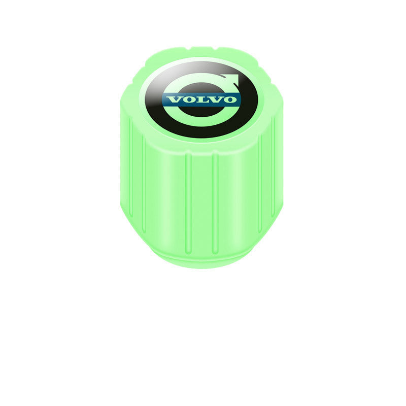 Bright Green LED Tire Valve Caps 20-Pack Universal Fit