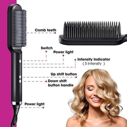 Fesara Ionic Hair Straightening Brush Comb