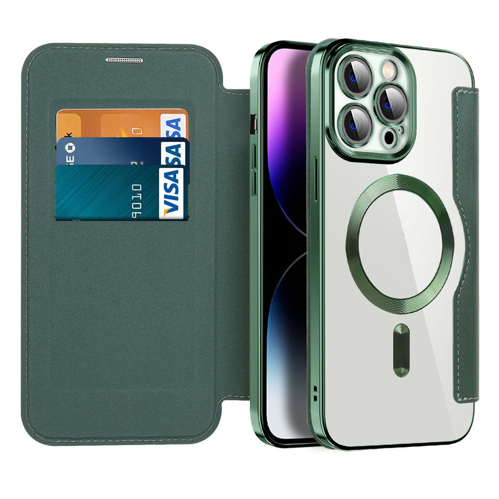 Slim Magnetic Flip Phone Case Cover