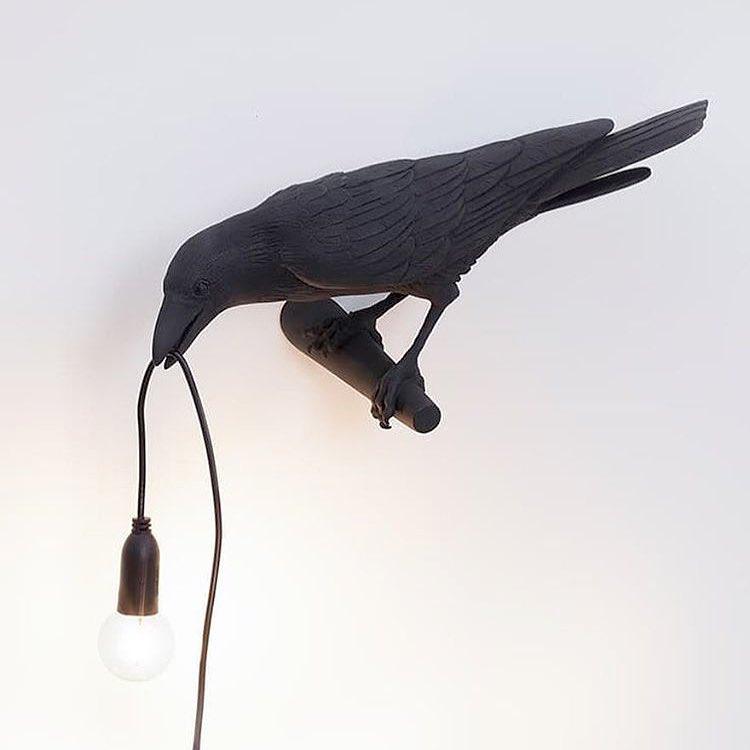 Nature Inspired Bird Shaped Wall Lamp