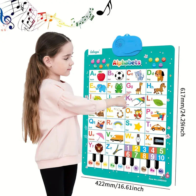 Fun Interactive Alphabet Wall Chart for Kids