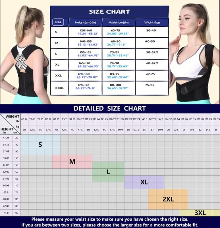 Comfortable Back Support Posture Corrector for Men and Women - Fesara