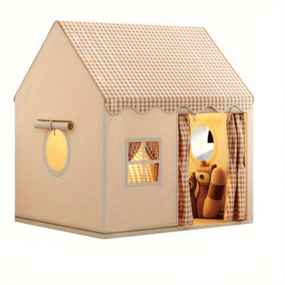Fun Kids Playhouse Tent with Doors and Windows - Fesara