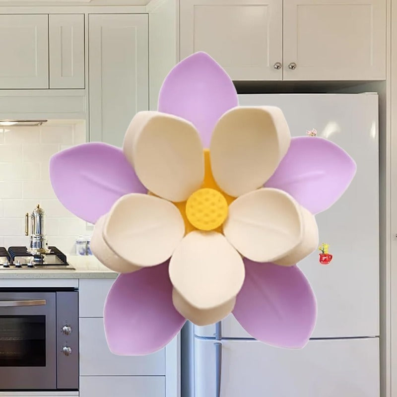 Colorful Floral Fridge Magnet Clip