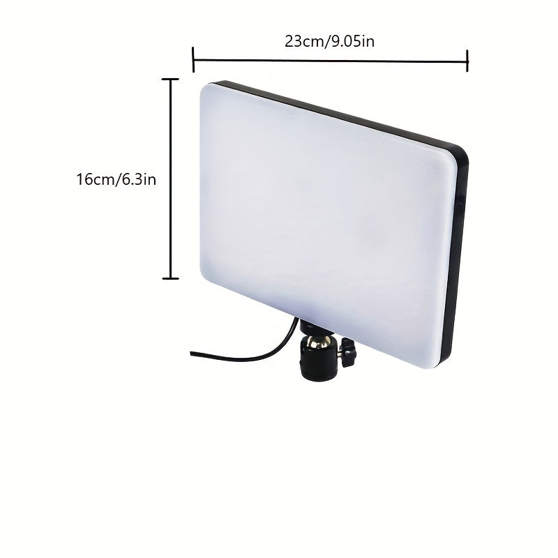 Adjustable LED Light Stand for Photography and Video – 1.1m Height, Sturdy Aluminum Tripod with Lamp-2