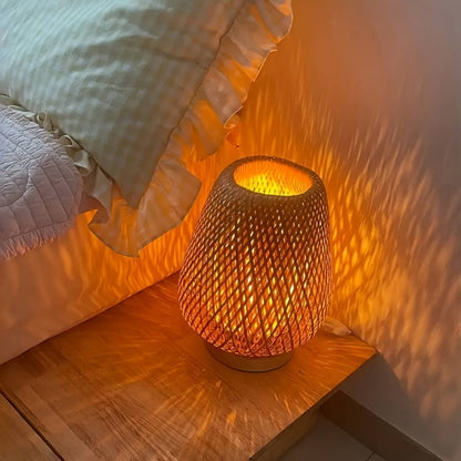 Rustic Chic Bedside Table Lamp