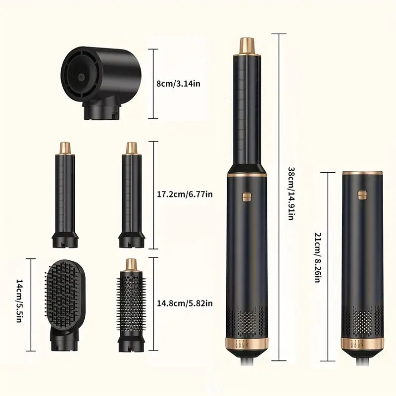 Multi Functional 5 in 1 Hair Styler Kit