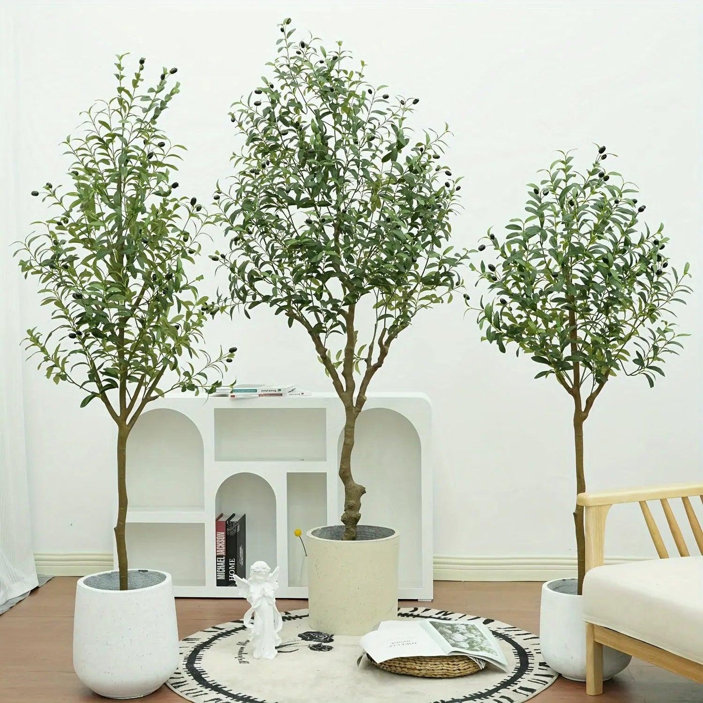 Realistic Artificial Olive Tree Decor