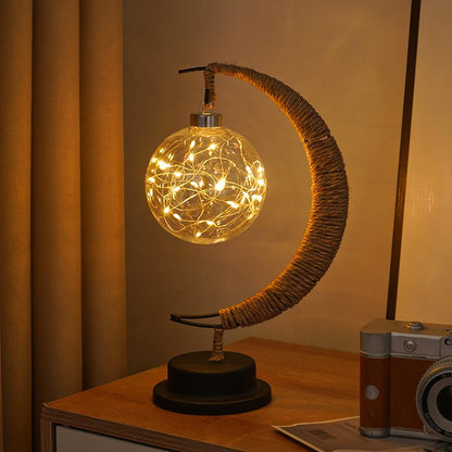 Soft Moon Glass Table Lamp