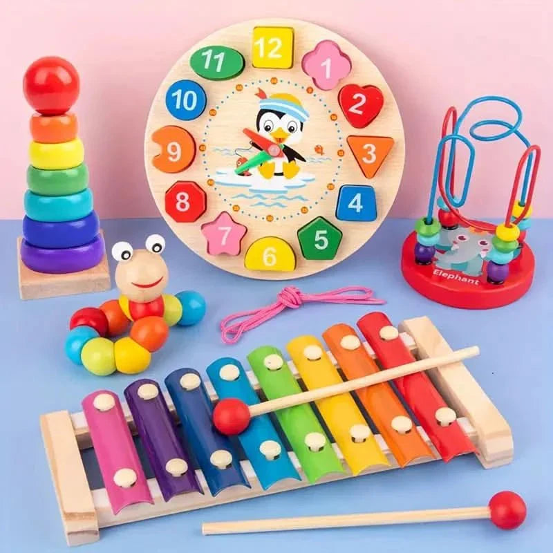 Baby Educational Toy Set 5-in-1 Learning Kit