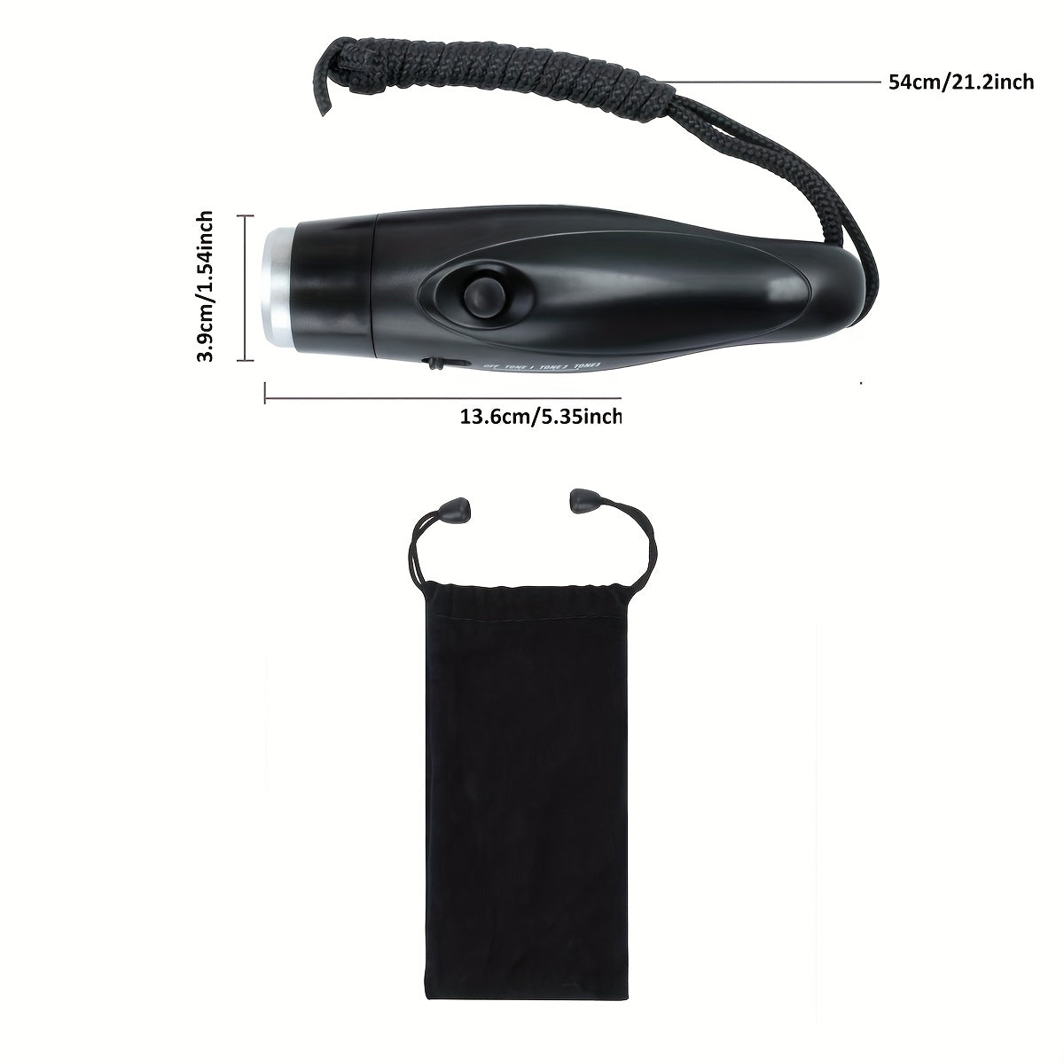 Handheld Electronic Flute with 3 Tone Options – Lightweight and Portable for Coaches and Referees-3