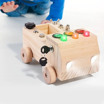 Educational Wooden Activity Board for Kids