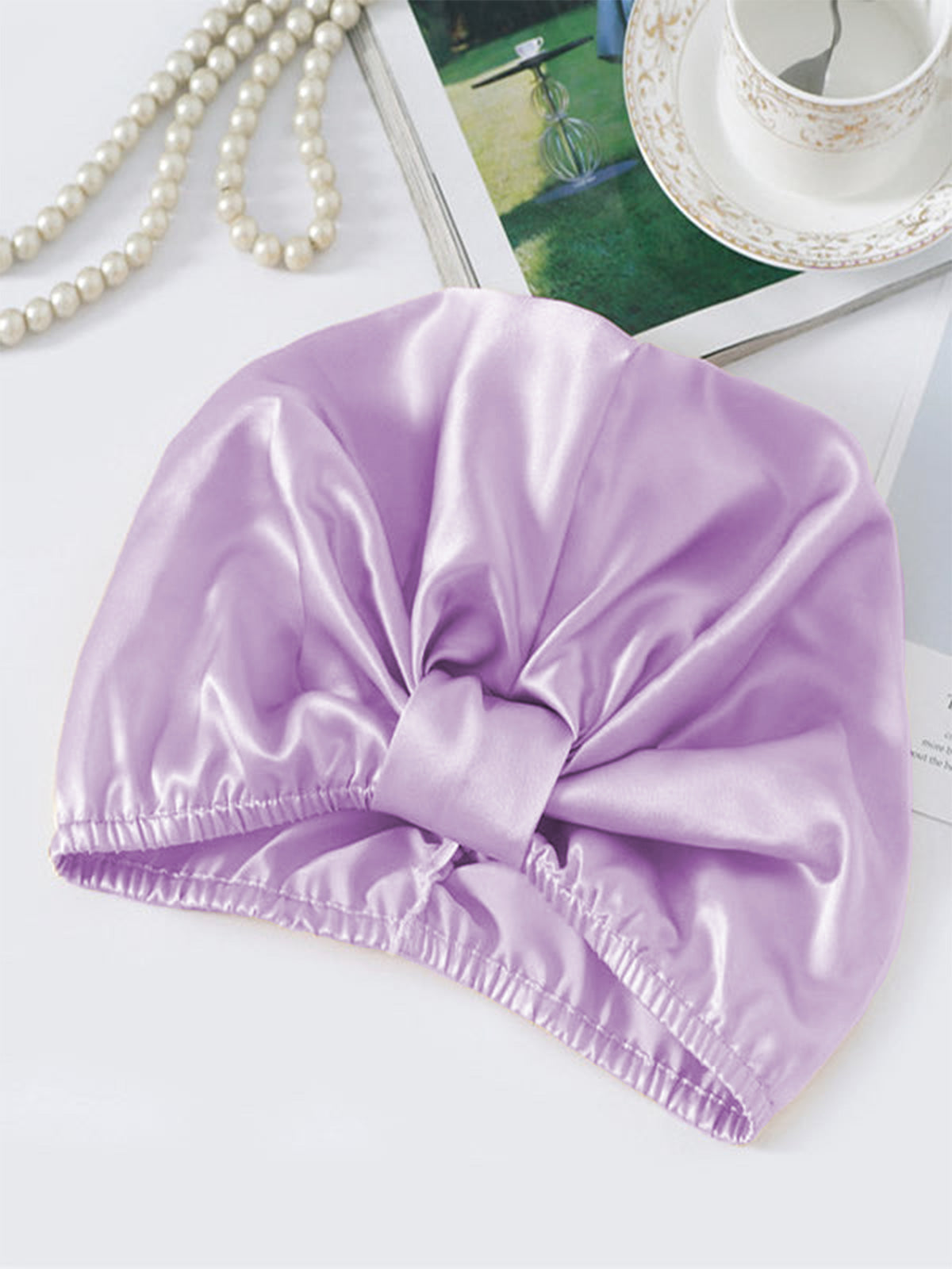 Soft Satin Sleep Hair Cap