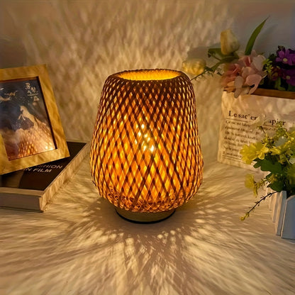 Rustic Chic Bedside Table Lamp