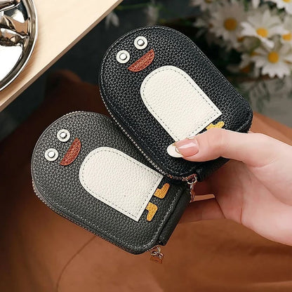 Adorable Penguin PU Card Holder Wallet