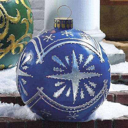 Festive Outdoor Christmas Inflatable Ball Decoration
