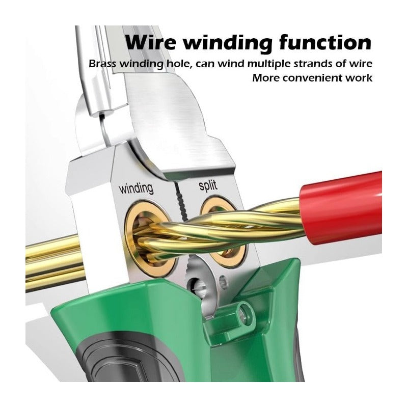 Multi-Function Wire Stripper with Voltage Tester
