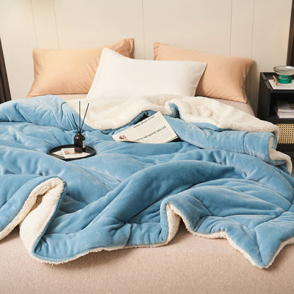 Plush Double Sided Velvet Throw Blanket