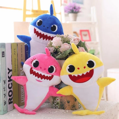 Cute Singing Shark Toy with Colorful Lights