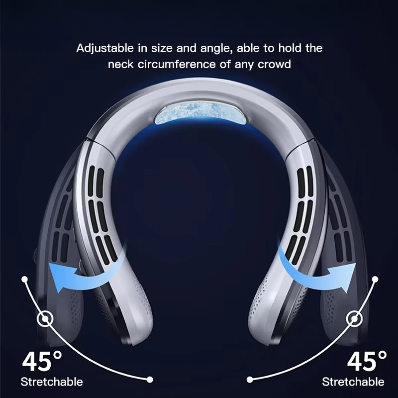 Compact Portable Neck Fan Cooler Rechargeable Personal