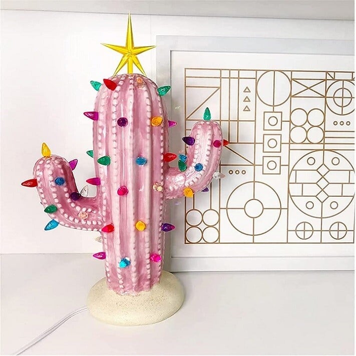 Low Maintenance Indoor Glow Cactus Lamp