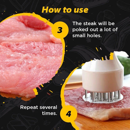 Easy Use Stainless Steel Meat Press Tenderizer Tool